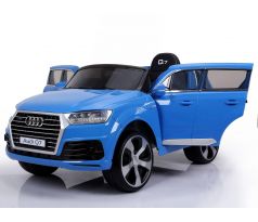 Elektrické autíčko Audi Q7, modré lakované,