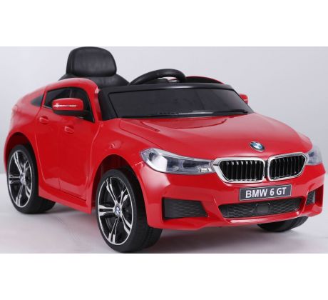 Elektrické autíčko BMW 6GT – červené, jedno sedadlo,