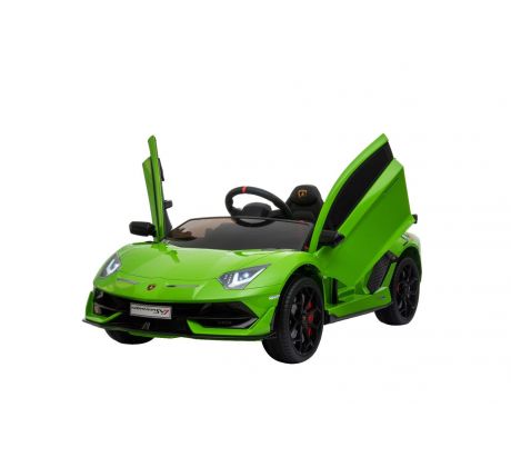 Elektrické autíčko Lamborghini Aventador, zelené